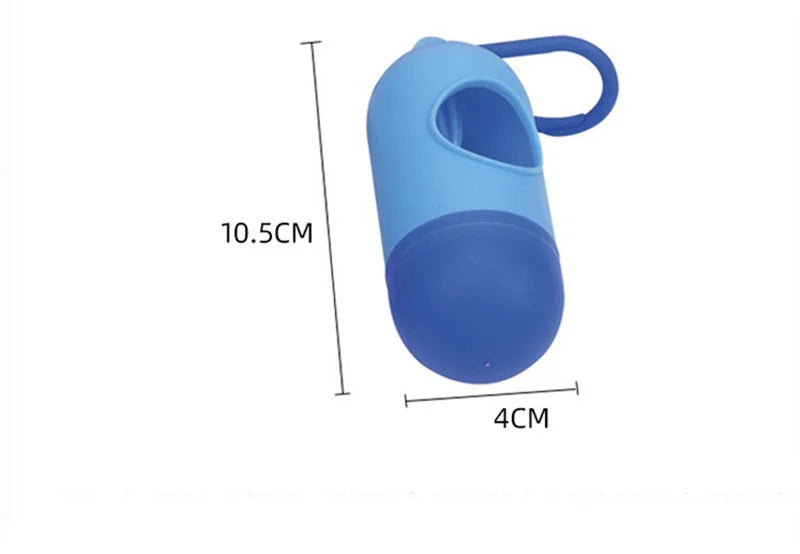 Pet Waste Bag Dispenser for Dog Waste Bag Holder Plastic Garbage Bag Dispenser Carrier Case Bullet Pet Dog Waste Poop Bags
