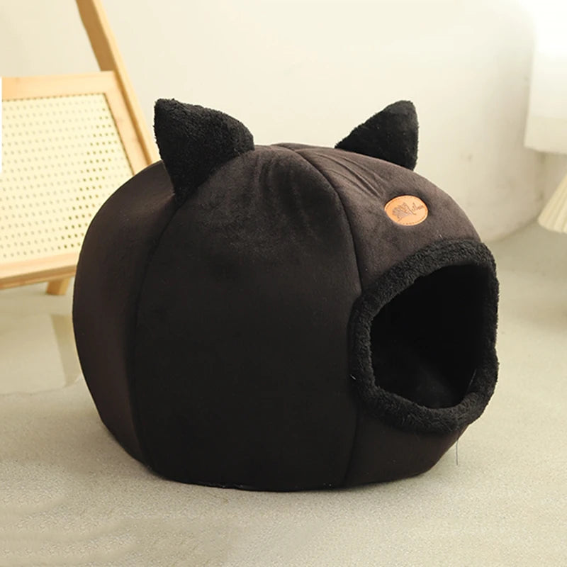 Deep Sleep Comfort In Winter Cat Bed Iittle Mat Basket Small Dog House Products Pets Tent Cozy Cave Nest Indoor Cama Gato