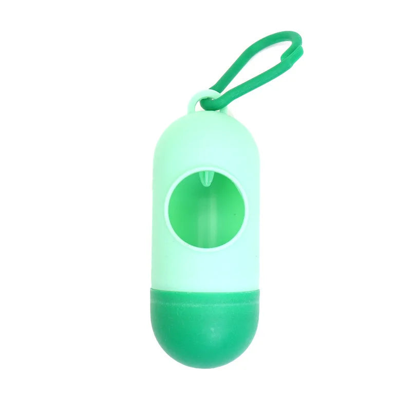 Pet Waste Bag Dispenser for Dog Waste Bag Holder Plastic Garbage Bag Dispenser Carrier Case Bullet Pet Dog Waste Poop Bags