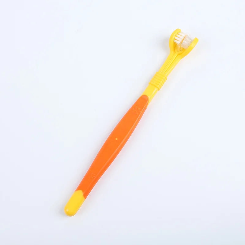 Toothbrush Dog Plastic Toothbrush Removing Bad Breath Tartar Cleaning Mouth Pet Dental Care Cat Cleaning Mouth