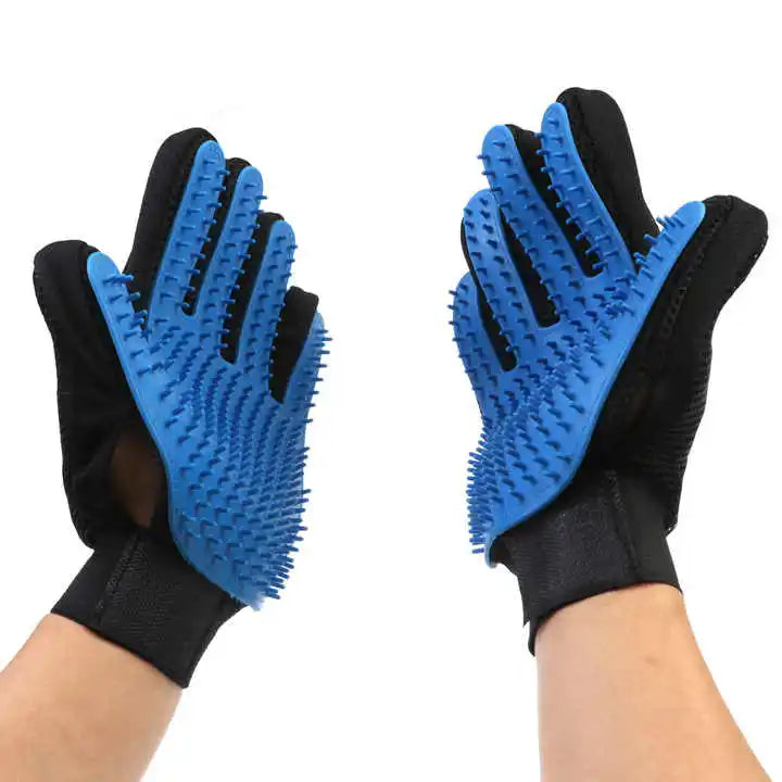 Silicone Pet Bath Brush Glove Cat Comb Massage Grooming Tool for Dogs And Cats Essential Supplies