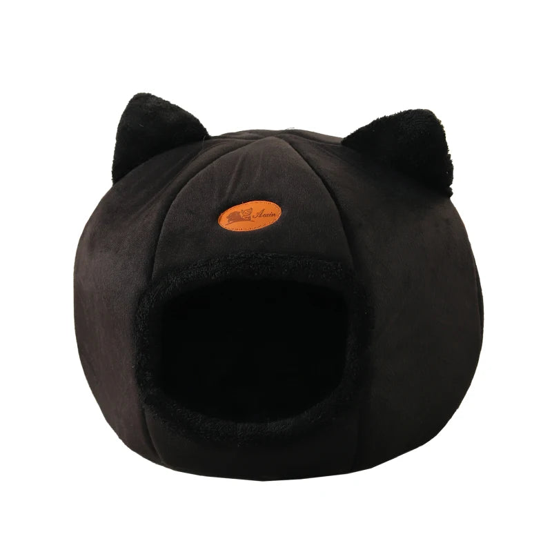 Deep Sleep Comfort In Winter Cat Bed Iittle Mat Basket Small Dog House Products Pets Tent Cozy Cave Nest Indoor Cama Gato
