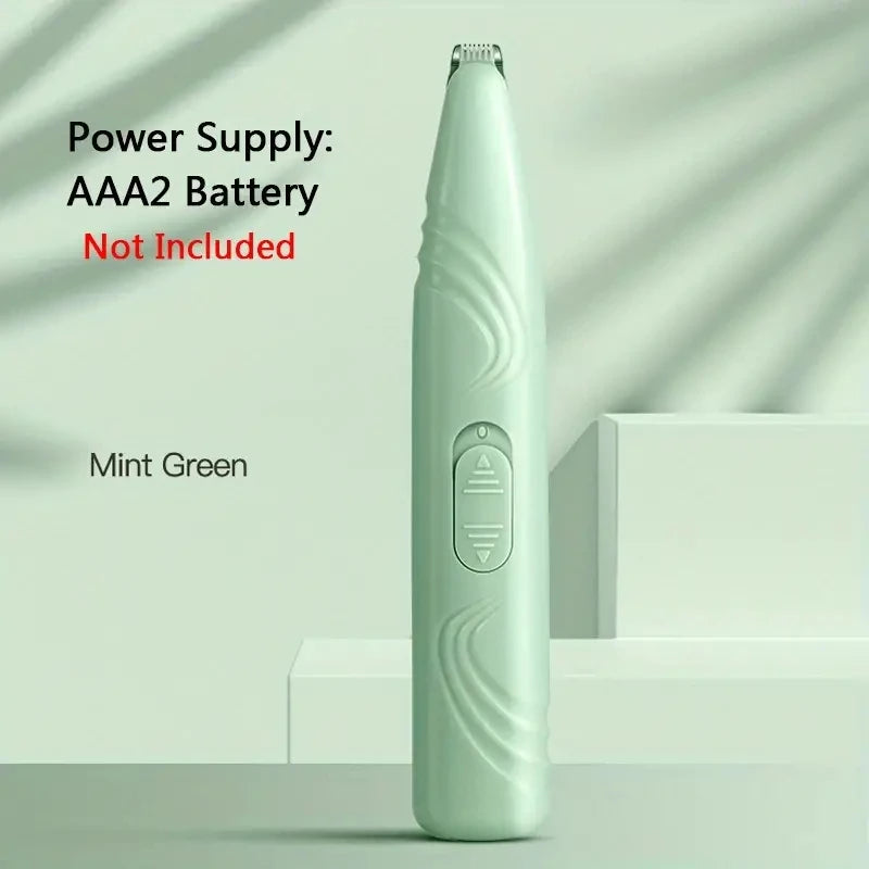 Electric Pet Shaver Clipper for Cats And Dogs Non-Battery Operated Stainless Steel Blades for Grooming Foot Tail And Eye Hair