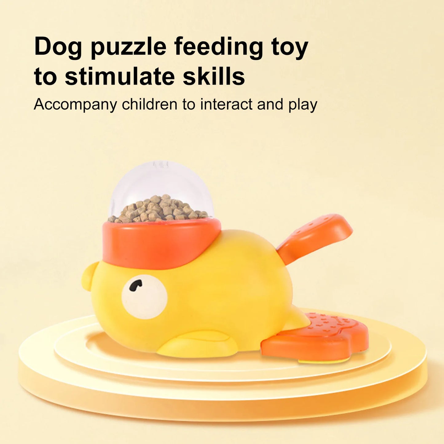 Automatic Pet Feeder & Interactive Food Dispenser – Fun Training Toy for Dogs & Cats, Perfect for Home & Travel