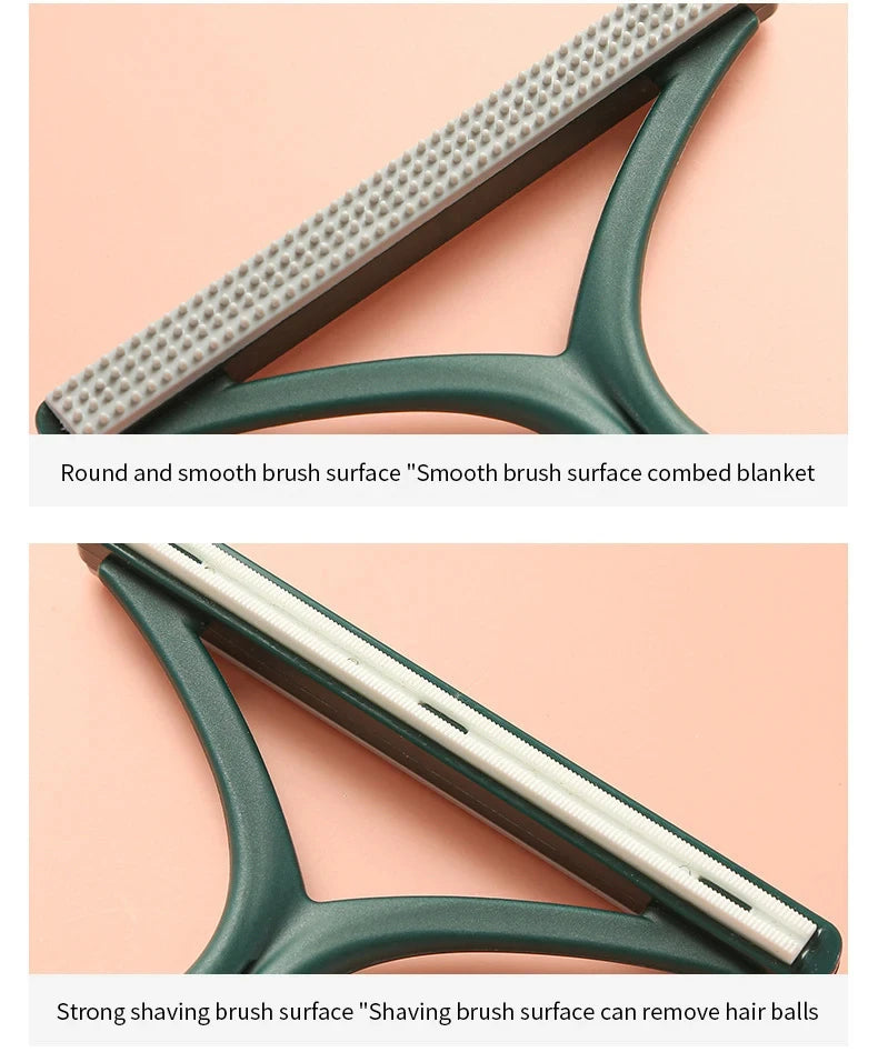 Double Sided Pet Hair Remover Lint Remover Clean Tool Shaver Sweater Cleaner Fabric Shaver Scraper For Clothes Carpet