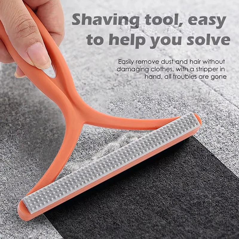 Double Sided Pet Hair Remover Lint Remover Clean Tool Shaver Sweater Cleaner Fabric Shaver Scraper For Clothes Carpet