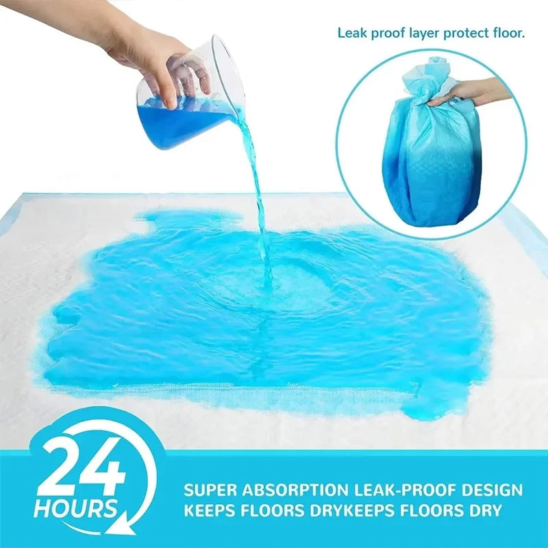 Super Absorbent Pet Diaper Dog Thick Pee Pads Quickdry Disposable Urine Nappy Mat For Cats Dog Diapers Deodorant Can Be Cut