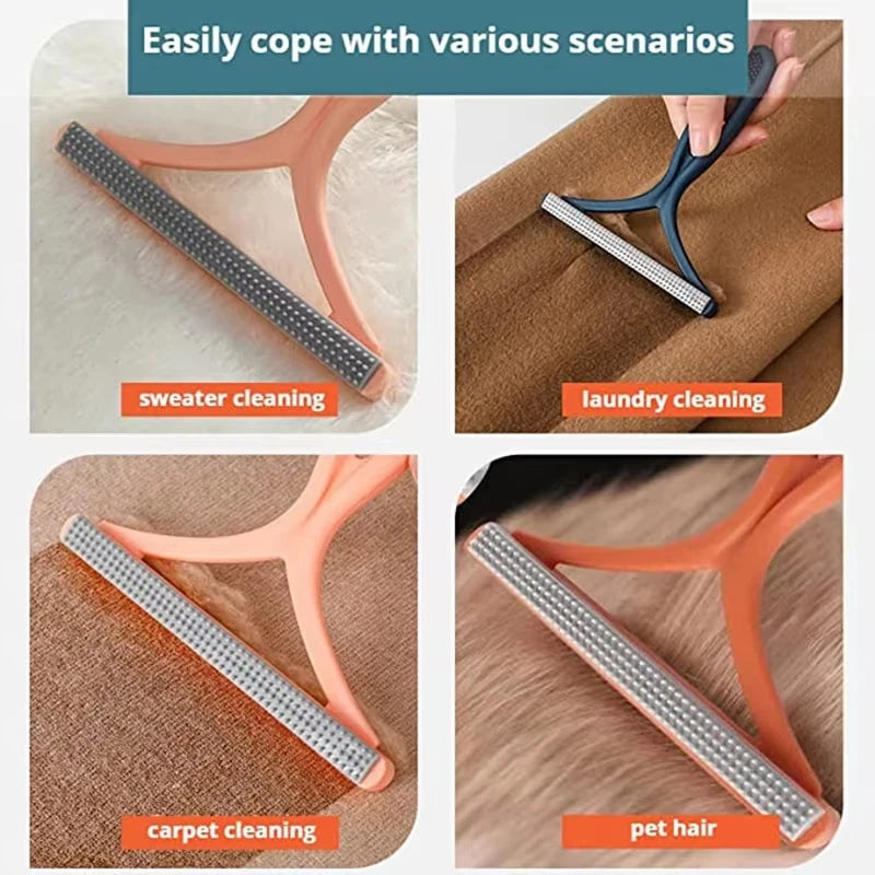 Double Sided Pet Hair Remover Lint Remover Clean Tool Shaver Sweater Cleaner Fabric Shaver Scraper For Clothes Carpet