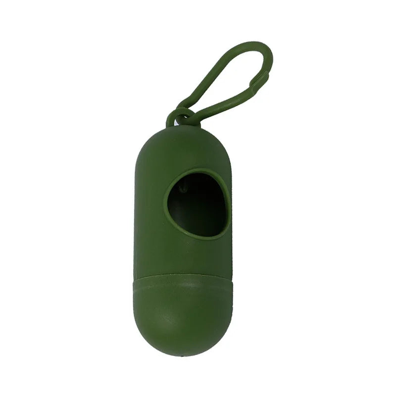 Pet Waste Bag Dispenser for Dog Waste Bag Holder Plastic Garbage Bag Dispenser Carrier Case Bullet Pet Dog Waste Poop Bags