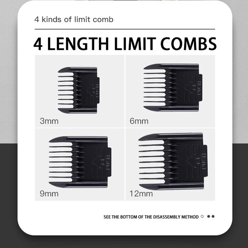 Rechargeable Pet Grooming Clipper Kit Professional Dog & Cat Hair Trimmer - Efficient Battery Powered Pet Care Tool