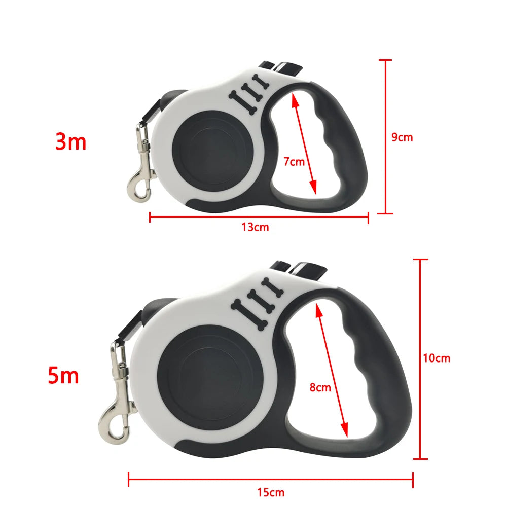 Dog Leash Lead For Small Medium Dogs Cats Automatic Retractable Strong Nylon Puppy Traction Rope Chihuahua Pet Supplies