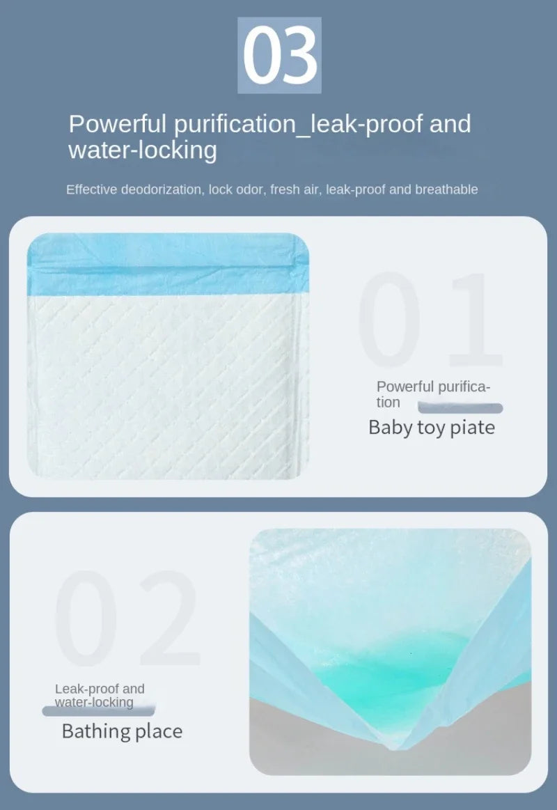 Absorbent Dogs Diapers Disposable Puppy Training Pee Pads Quick Dry Surface Mat Clean Cushion Dog Supplies