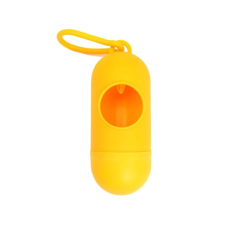 Pet Waste Bag Dispenser for Dog Waste Bag Holder Plastic Garbage Bag Dispenser Carrier Case Bullet Pet Dog Waste Poop Bags