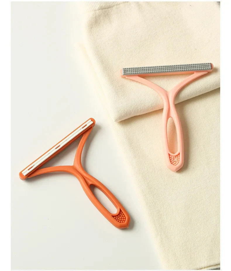 Double Sided Pet Hair Remover Lint Remover Clean Tool Shaver Sweater Cleaner Fabric Shaver Scraper For Clothes Carpet