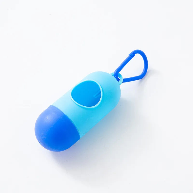Pet Waste Bag Dispenser for Dog Waste Bag Holder Plastic Garbage Bag Dispenser Carrier Case Bullet Pet Dog Waste Poop Bags