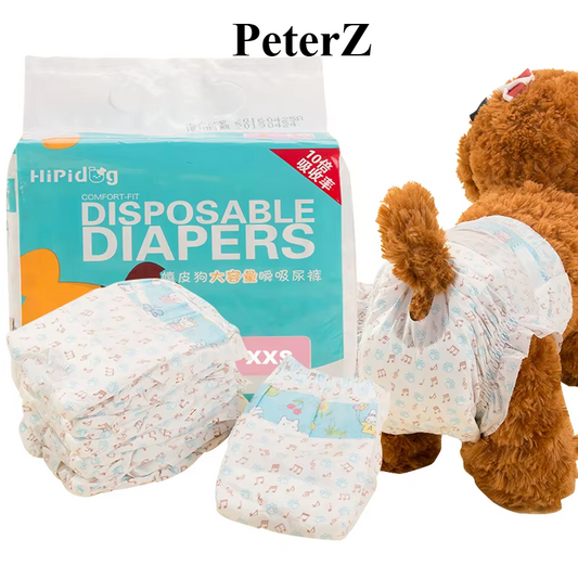 Female Dog Diaper Super Absorption Pet Menstrual Physiological Pants Leakproof Nappies Pants Breathable Puppy Short Dog Supplies