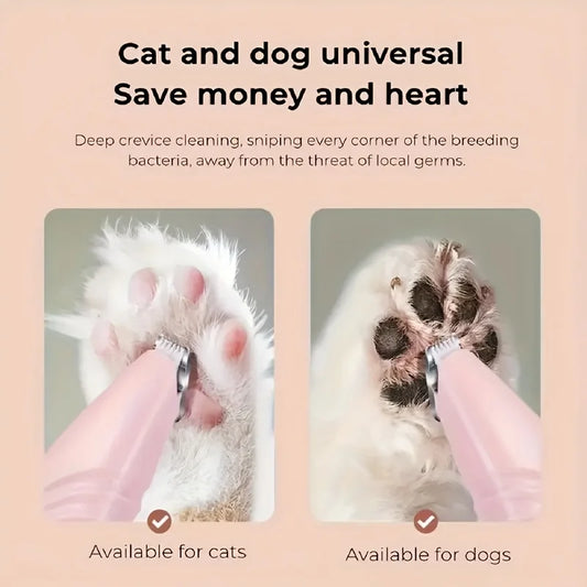 Electric Pet Hair Clipper for Cats And Dogs Short Hair Trimmer without Battery Eye Catching Dog Foot Shaver