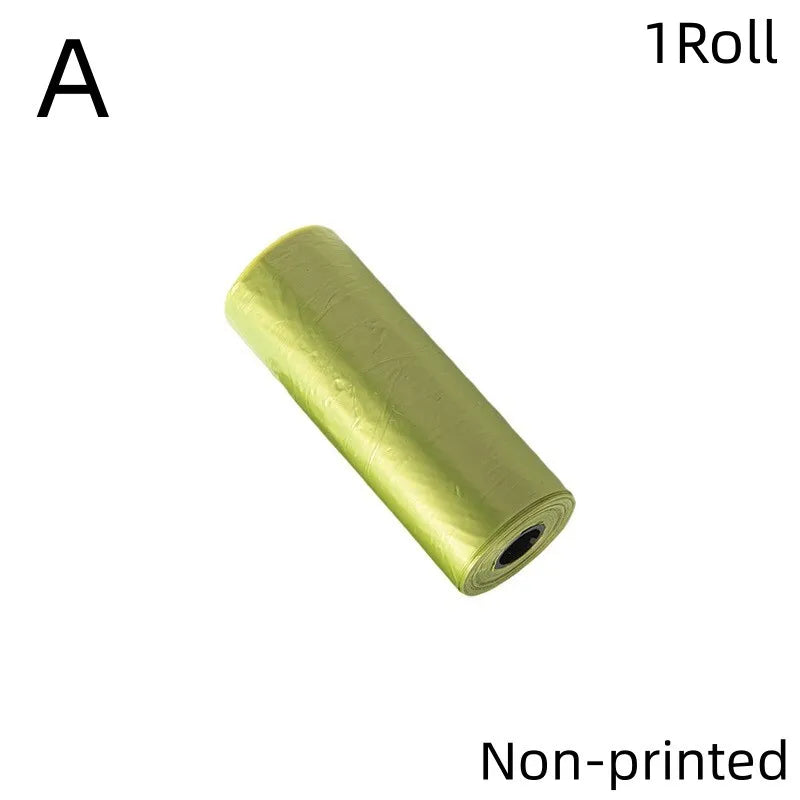 Biodegradable Pet Waste Bags Thickened Portable Printed Dog Poop Bags Eco-friendly Outdoor Pet Poop Pickup Bags with Organizer