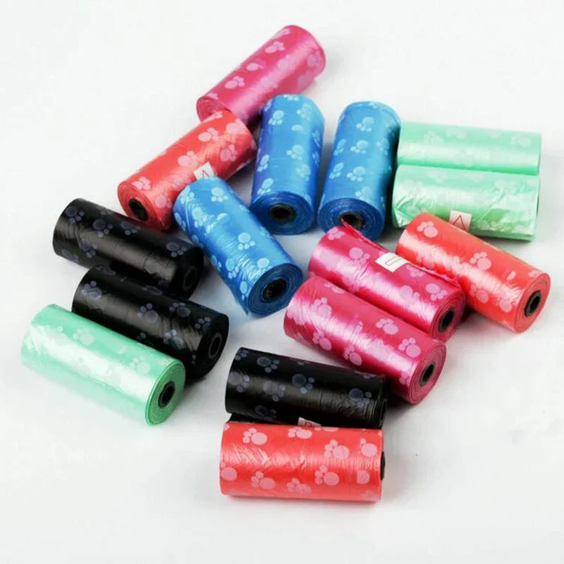 Roll Pet Waste Clean Poop Bags Pet Dog Waste Poop Bag with Printing Doggy