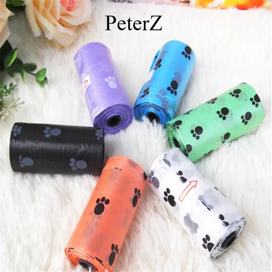 Roll Pet Waste Clean Poop Bags Pet Dog Waste Poop Bag with Printing Doggy